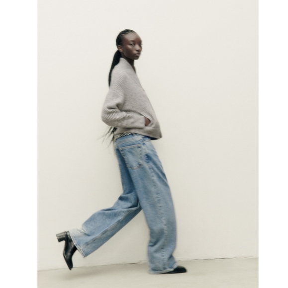 ❌️SOLD❌️KNIT BOMBER JACKET SIZE M - Picture 3 of 9